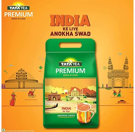 Tata Tea Premium  Desh Ki Chai  Unique Blend Crafted For Chai Lovers Across India  Black Tea  1.5kg