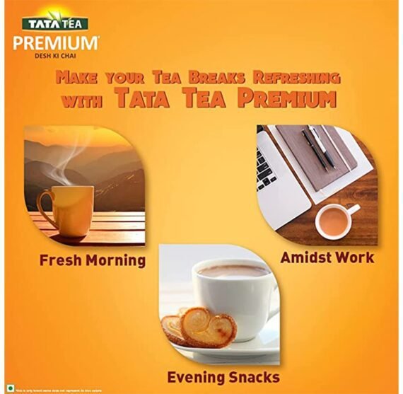 Tata Tea Premium  Desh Ki Chai  Unique Blend Crafted For Chai Lovers Across India  Black Tea  1.5kg